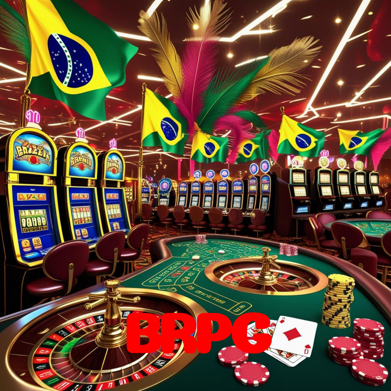 BRPG:Jogue roleta, poker e aposte no futebol com grandes prêmios em jogo!