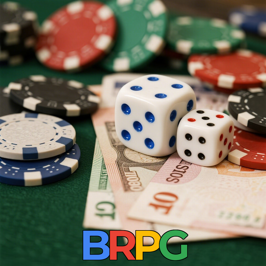 BRPG:Jogue poker, roleta e aposte no futebol para uma experiência épica!